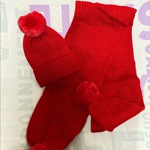 Toddler Kids Infant Winter Crochet Cap+Scarf Set